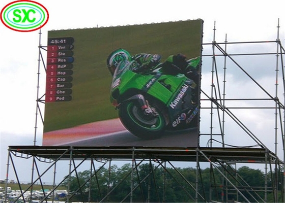 Pantalla de aluminio fundido impermeable RGB DIP P16 LED Exhibición exterior a todo color 500*1000mm