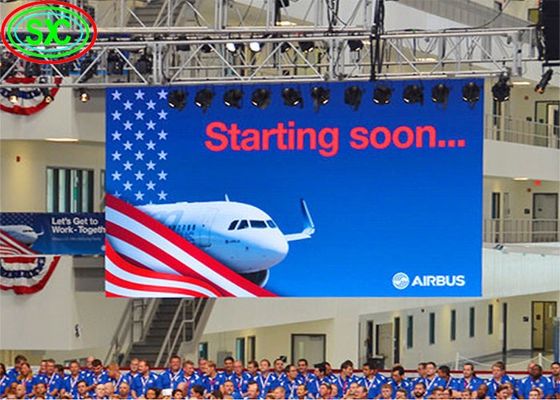 P6 pantalla LED exterior SMD3535 de color completo 192x192mm gabinete