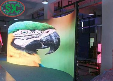 Alto Brillo Deportivo a todo color, pantalla curva LED, pantalla grande del estadio 1R1G1B