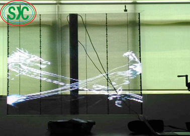 Display transparente a todo color de alto brillo SMD2525 IP54 Larga duración