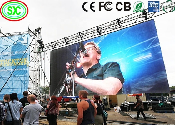 P4 Ultra Slim Exterior LED de alquiler de pantalla, SMD2727 de alta resolución LED