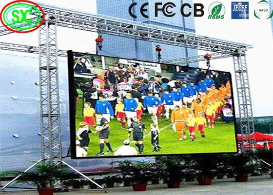 Alquiler de pantallas de aluminio fundido de pantalla de escenario pantalla comercial de publicidad P20 pantalla LED grande