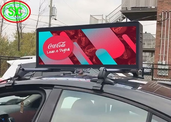 320*106 puntos de resolución de pantalla Display de señalización LED de automóvil con tamaño de paso de 3 mm y modo de control asíncrono