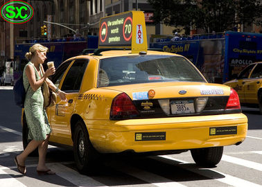 Display de información LED de alto brillo en el vehículo para taxis, panel de pantalla LED en el vehículo 10mm Pitch DC5V