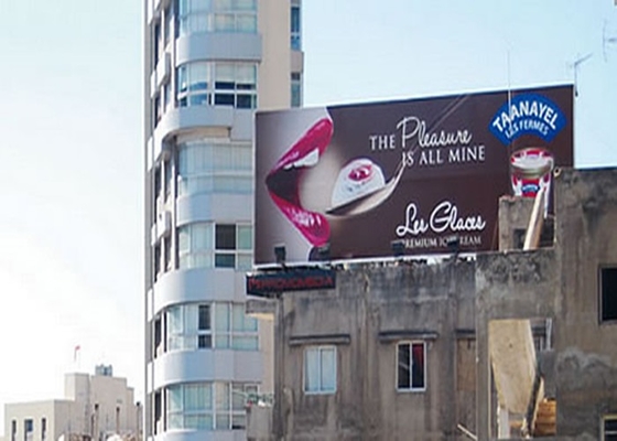 Estadio al aire libre Led Display grito Publicidad P10 de color completo 960 * 960mm Tableros publicitarios