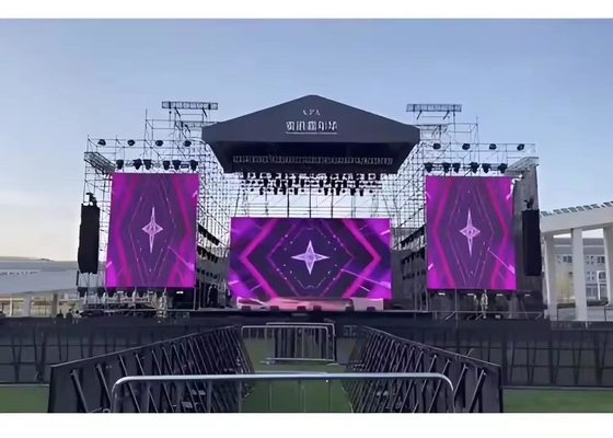 Gran pantalla de estadio de aluminio fundido con pantalla LED P3 al aire libre alquiler IP65 impermeable HD Alto brillo