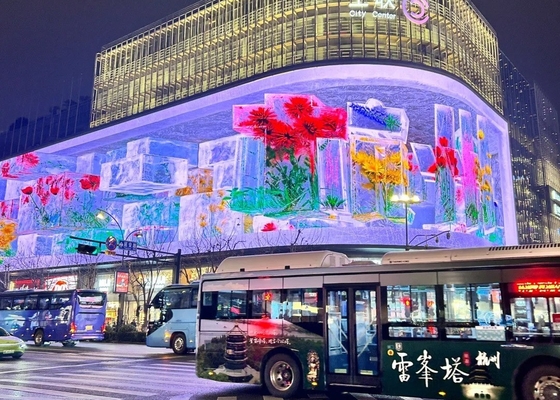 Alquiler de HD Flexible Flicker Free P10 LED Display Box 1/4 Modo de escaneo IP67