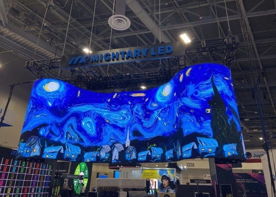 Pantalla de LED de alquiler RGB P4 Ultra delgada Pantalla LED a todo color a prueba de agua 42500 puntos por metro cuadrado