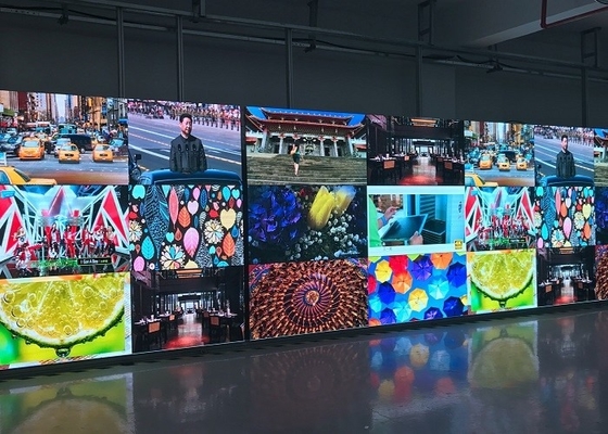 Pixel 4.81mm RGB LED Display Gran pantalla Reproducción de vídeo estático HD 500*100mm IP65