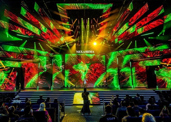 2500 nits Brillo Alta resolución P3 SMD Indoor RGB Full Color Led Video Display