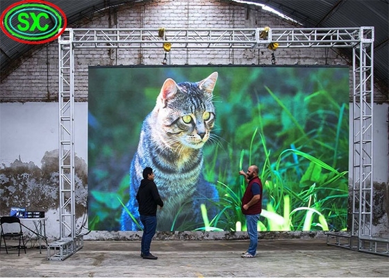 SMD P6mm Panfletos publicitarios LED comerciales 1/8 Escaneo de pantalla de panel LED a todo color