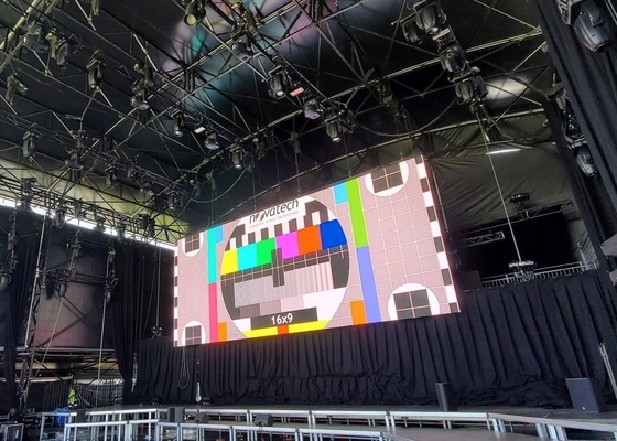 Alta tasa de transmisión estática exterior de color completo LED Display 1000x1000mm gabinete