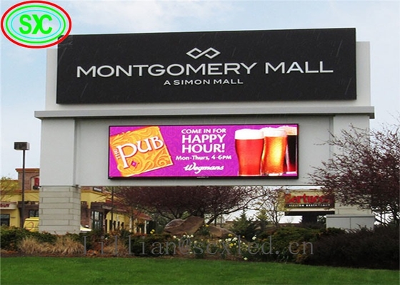 Alquiler de pantallas de estadios / instalación fija HD Publicidad al aire libre pantalla LED a todo color 960 X 768mm gabinete