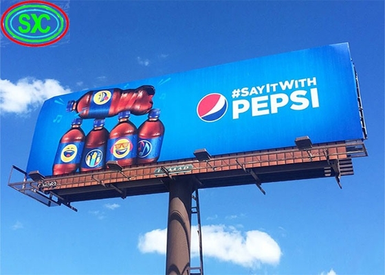 Alquiler de pantallas de estadios / instalación fija HD Publicidad al aire libre pantalla LED a todo color 960 X 768mm gabinete