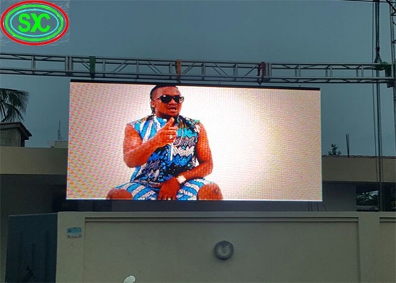 Alta luminosidad Ángulo de visión amplio Pared LED exterior a todo color con encapsulación SMD2121 y tamaño de pantalla personalizado