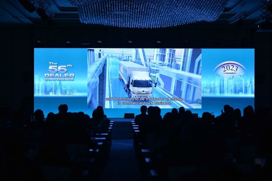 2500 nits Brillo exterior LED a todo color Pantalla de alquiler Punto físico 6 Para exposiciones