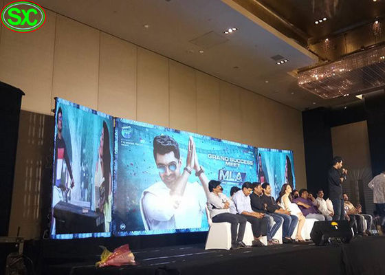 Servicio a todo color interior del frente de la pared de la pantalla LED de la publicidad P4 con el imán