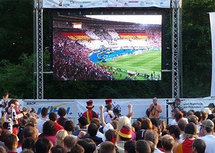 Adecuado para estadios deportivos y eventos deportivos Mantenimiento frontal Gran ángulo de visión P10 LED Video Wall HD