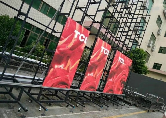 Pantalla LED SMD de alta definición personalizada, panel de pantalla LED exterior 111111 puntos / metro cuadrado
