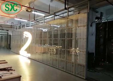 G3.91-7.82 Pantalla de ahorro de energía LED transparente a todo color para interiores 500 mm X 1000 mm Caja