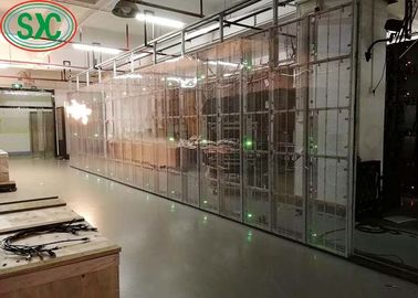 G3.91-7.82 Pared de vídeo transparente a todo color ultrafina SMD2525 IP54 Larga duración
