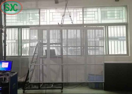 Pantalla LED transparente de alta resolución a todo color COB a prueba de agua SMD1921 3 años de garantía