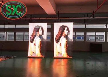 Pantalla LED transparente de interior muy estable con diseño de panel ultra delgado resistente a la intemperie