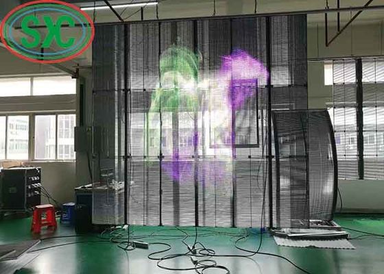 Buen precio AC100-240V 60Hz Entrada pantalla LED transparente para publicidad interior función de visualización de vídeo 3-5 años de garantía en línea