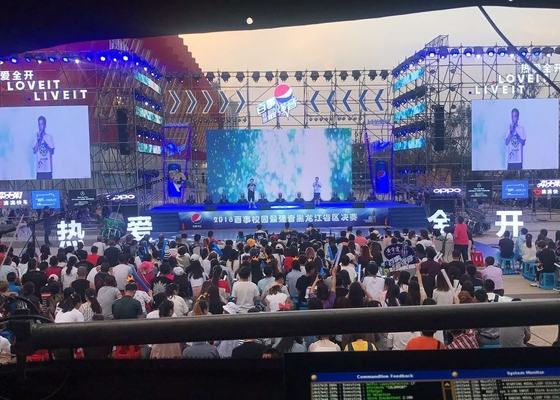 Pantalla LED de publicidad de vídeo, panel LED exterior impermeable de alto brillo