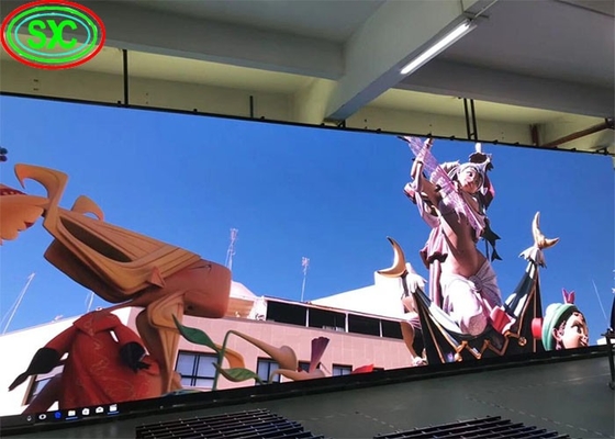 Pantalla de LED de gran tamaño Ultra HD de color completo impermeable a agua IP34 1/32 escaneo
