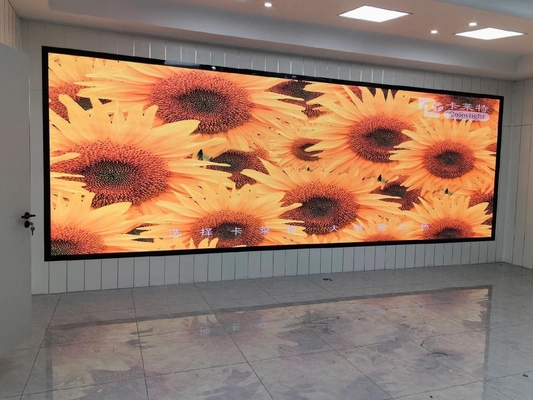 P3 interior pantalla LED de color completo 576x576mm gabinete para publicidad, 3840hz tasa de actualización, brillo de 1000 nit, puede hacer curva