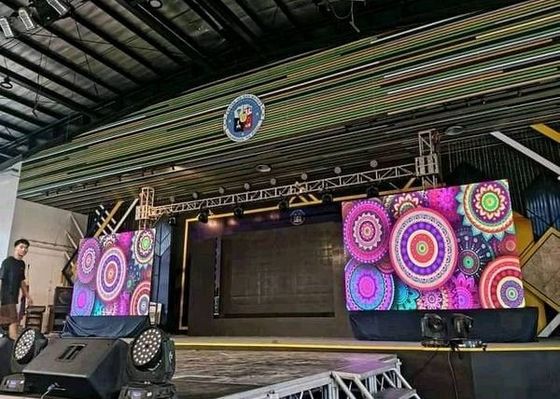 Buen precio Pantalla de publicidad comercial P8 Indoor Full-Color LED Display, larga vida útil, flexible para su uso en línea