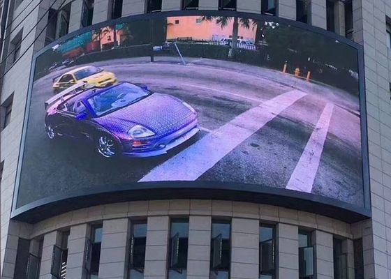 Energía - pantalla LED multicolor exterior con 65410 puntos / m2 Densidad de puntos en 500 * 1000MM tamaño del gabinete