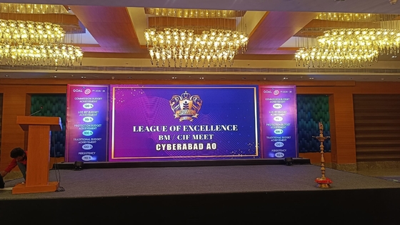 P3 Indoor Led Display Para escenario de vídeo P3 Led pantalla de visualización 576x576mm, 3840hz refrescar,1000 brillo