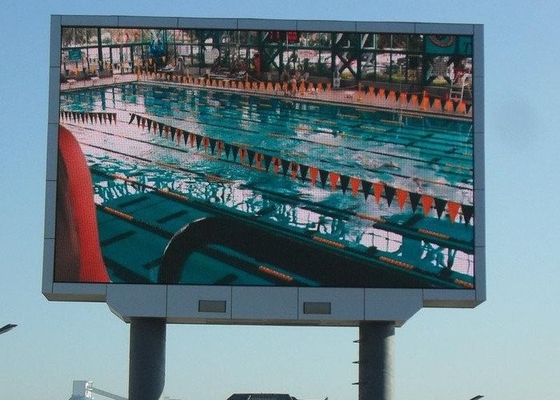 Energía - pantalla LED multicolor exterior con 65410 puntos / m2 Densidad de puntos en 500 * 1000MM tamaño del gabinete
