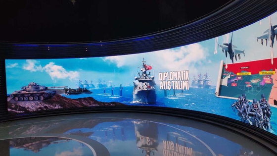 Alta definición de color completo de publicidad LED de fundición a presión de aluminio / de la conferencia exterior LED Video Wall