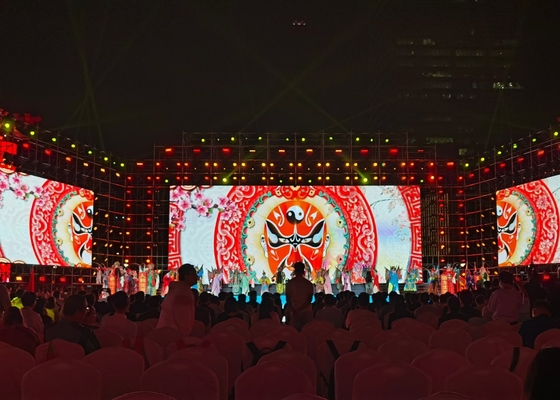 Alquiler de pantallas de estadios / instalación fija HD Publicidad al aire libre pantalla LED a todo color 960 X 768mm gabinete