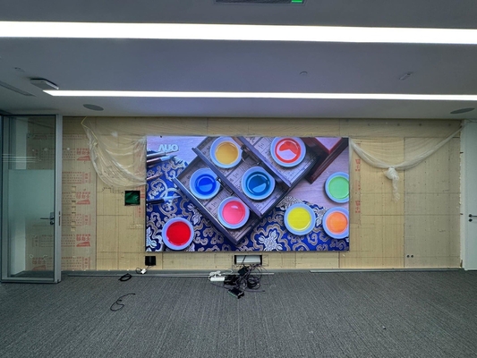 P2.5 Panel de visualización de vídeo LED en interiores con alta tasa de actualización de publicidad pantallas de 640x640 mm para pared de publicidad, 3840 tasa de actualización, soporte de diseño curvo
