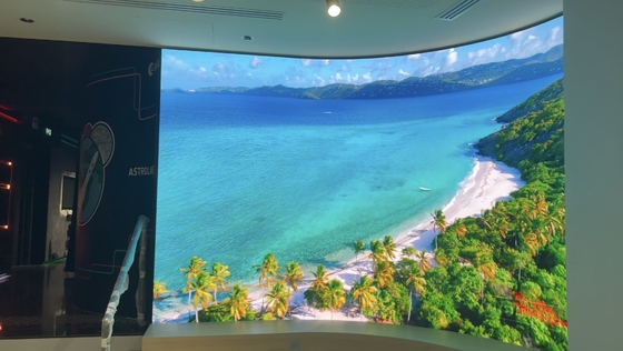 Display LED portátil flexible de pared Novastar de color completo P2.5 Display de alquiler en interiores pantalla LED