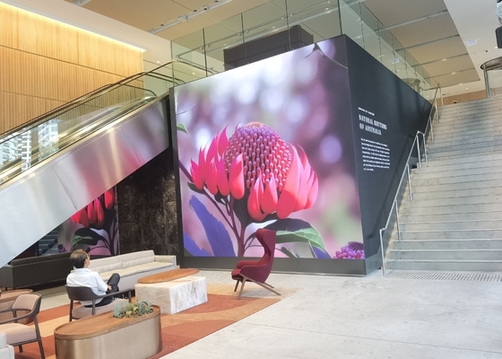Pantalla de alquiler en interiores de pequeño ancho Ultra-claro P1.923LED pantalla de vídeo, hotel/banco/sala de conferencias