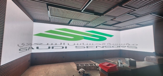 Display de pared LED / P4 Display de publicidad interior LED, 62500 puntos / metro cuadrado Densidad