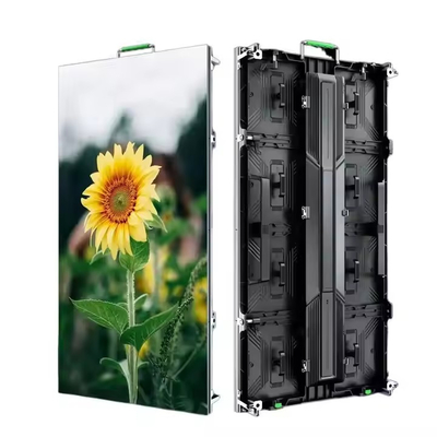 Ultra delgado personalizable de venta caliente de fundición por inyección de aluminio / caja de hierro de interior de alto brillo pantalla LED a todo color