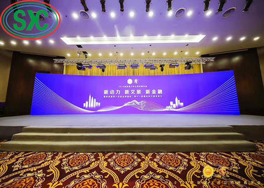 SMD2121 Pantalla curva interior de acero a todo color 960 x 960 mm Pantalla de LED RGB