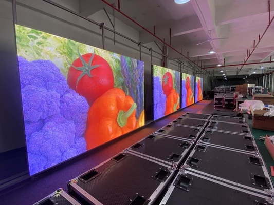 Video publicidad alquiler de pantalla P8 pantalla LED cartelera, pantalla LED de color completo en interiores 1/4 modo de escaneo