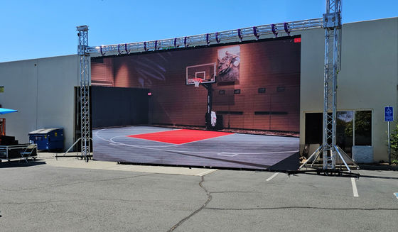 Pantalla LED de alquiler para interiores a todo color P6 SMD, 6000 cd/m²