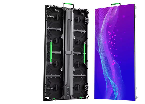 Buen precio HD P4 Estándar 512x512mm gabinete de aluminio fundido a presión interior pantalla a todo color en línea