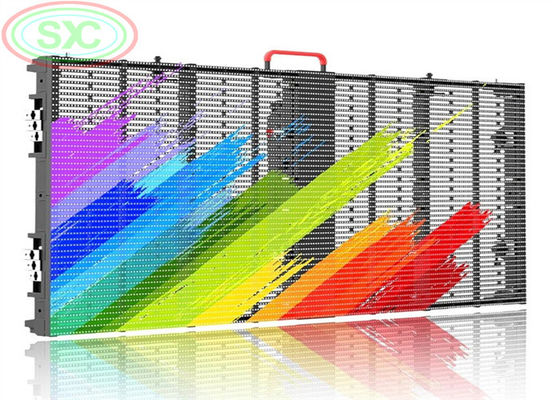 P3.91-7.82 Pantalla LED transparente de 500x1000 mm y 5000 cd/m2