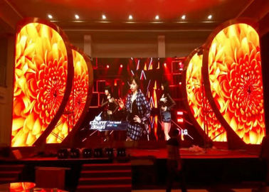 Publicidad escenario Led pantallas interiores Hd Video pared 3mm píxeles de alto brillo centro comercial