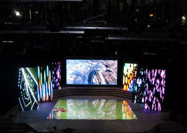 Publicidad escenario Led pantallas interiores Hd Video pared 3mm píxeles de alto brillo centro comercial