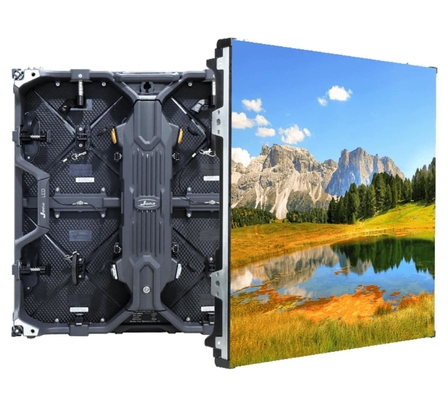 HD Rental Modulo de gabinete de aluminio fundido a presión P10 LED Presentación de cartelería Alto brillo